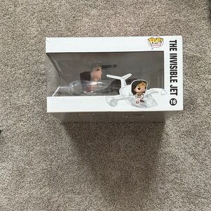 Funko Pop! Invisible Jet with Wonder Woman Figure - Clear and White